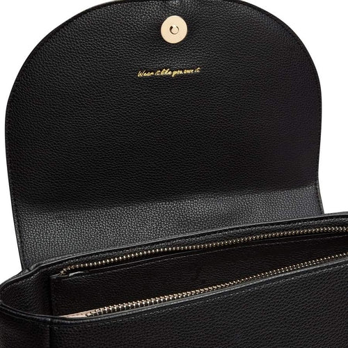 Miley Black Small Vegan Backpack